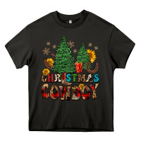 Asphalt christmas cowboy Heavy Core Tee - FaDigitalArtStudio
