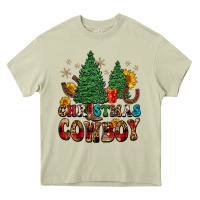 Mossy christmas cowboy Heavy Core Tee - FaDigitalArtStudio