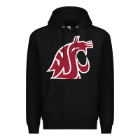 Black washington state cougars Premium Hoodie - PixelFlow