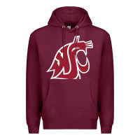 Burgundy washington state cougars Premium Hoodie - PixelFlow