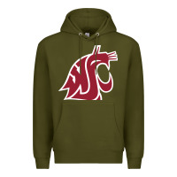 Army Green washington state cougars Premium Hoodie - PixelFlow