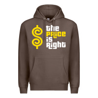 Coffee price is right Premium Hoodie - PixelFlow