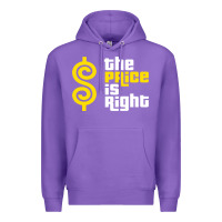Purple price is right Premium Hoodie - PixelFlow