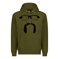 Army Green randy dobnak art Premium Hoodie - PixelFlow