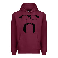 Burgundy randy dobnak art Premium Hoodie - PixelFlow
