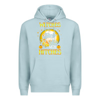 Blue Mist witches with hitches funny halloween costume gift Premium Hoodie - PixelFlow