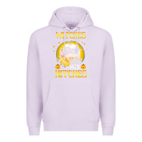 Lilac witches with hitches funny halloween costume gift Premium Hoodie - PixelFlow