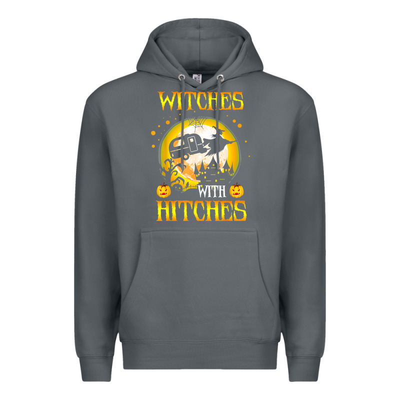 Witches With Hitches Funny Halloween Costume Gift Premium Hoodie by PixelFlow | Teevron