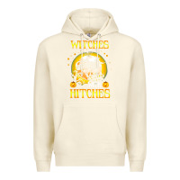 Sandshell witches with hitches funny halloween costume gift Premium Hoodie - PixelFlow