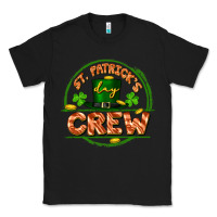 Black St. Patrick's Day crew Classic Tee - FaDigitalArtStudio
