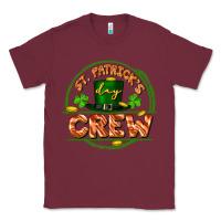 Burgundy St. Patrick's Day crew Classic Tee - FaDigitalArtStudio