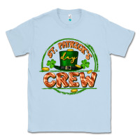 Dusty Blue St. Patrick's Day crew Classic Tee - FaDigitalArtStudio
