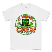 White St. Patrick's Day crew Classic Tee - FaDigitalArtStudio