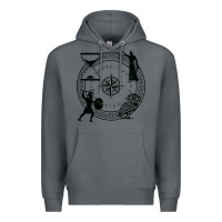 Rock the four stoic virtues Premium Hoodie - PixelFlow