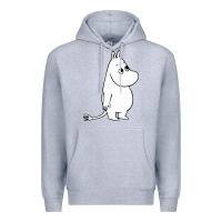 Heather Grey moomin character Premium Hoodie - PixelFlow