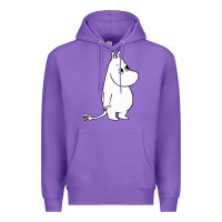 Purple moomin character Premium Hoodie - PixelFlow