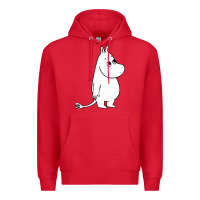 Red moomin character Premium Hoodie - PixelFlow