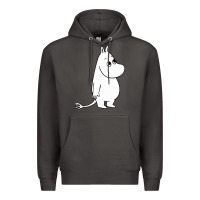 Smoke moomin character Premium Hoodie - PixelFlow