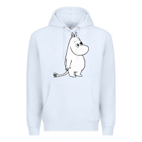 White moomin character Premium Hoodie - PixelFlow
