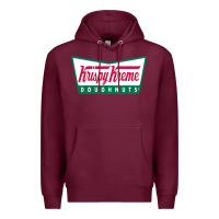 Burgundy krispy kreme Premium Hoodie - PixelFlow