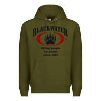 Army Green Blackwater Premium Hoodie - PixelFlow