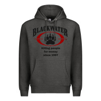 Charcoal Heather Blackwater Premium Hoodie - PixelFlow