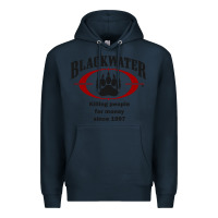 Navy Blackwater Premium Hoodie - PixelFlow