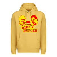 Antique Gold dirty burger Premium Hoodie - PixelFlow