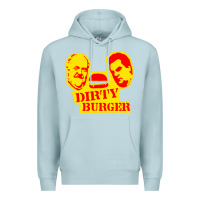 Blue Mist dirty burger Premium Hoodie - PixelFlow