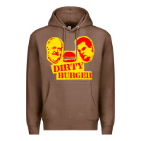 Chestnut dirty burger Premium Hoodie - PixelFlow