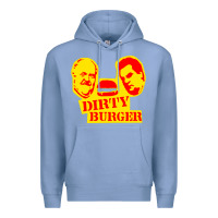 Colony Blue dirty burger Premium Hoodie - PixelFlow