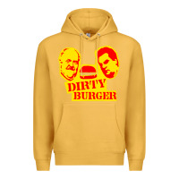Mustard dirty burger Premium Hoodie - PixelFlow
