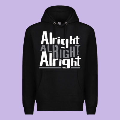 Matthew Mcconaughey Dazed & Confused Alright Alright Alright Hipster T Premium Hoodie Designed By Pixelflow