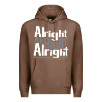 Chestnut matthew mcconaughey dazed & confused alright alright alright hipster t Premium Hoodie - PixelFlow