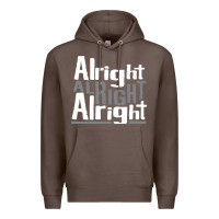 Coffee matthew mcconaughey dazed & confused alright alright alright hipster t Premium Hoodie - PixelFlow