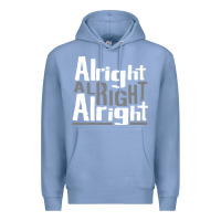 Colony Blue matthew mcconaughey dazed & confused alright alright alright hipster t Premium Hoodie - PixelFlow