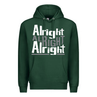 Sports Green matthew mcconaughey dazed & confused alright alright alright hipster t Premium Hoodie - PixelFlow