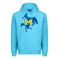Ocean Blue mcneese  athletics Premium Hoodie - PixelFlow