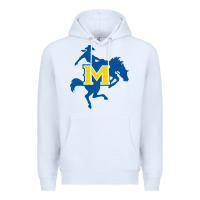 White mcneese  athletics Premium Hoodie - PixelFlow