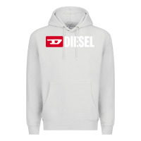 Dove Grey Diesel Premium Hoodie - PixelFlow