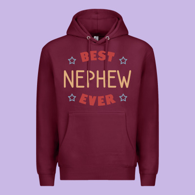 Best Nephew Ever Premium Hoodie Designed By Pixelflow