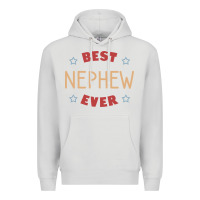 Dove Grey Best nephew ever Premium Hoodie - PixelFlow