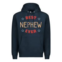 Navy Best nephew ever Premium Hoodie - PixelFlow