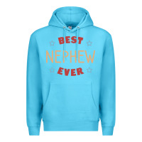 Ocean Blue Best nephew ever Premium Hoodie - PixelFlow