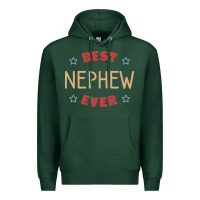 Sports Green Best nephew ever Premium Hoodie - PixelFlow
