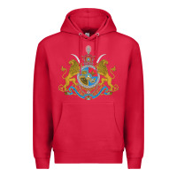Cardinal Iran Coat of arms Flag souvenir Iranian Persian Premium Hoodie - PixelFlow
