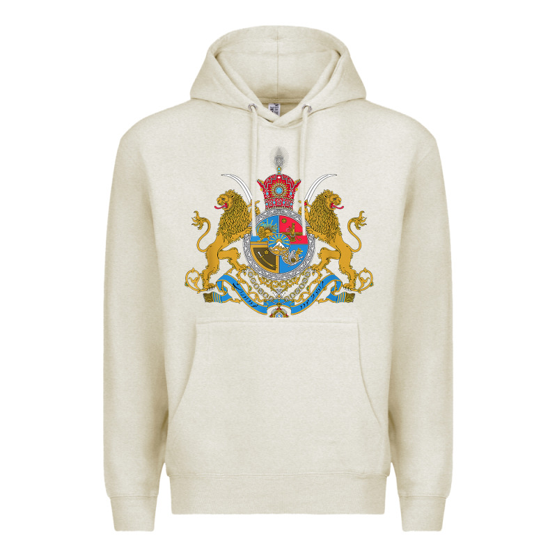 Iran Coat Of Arms Flag Souvenir Iranian Persian Premium Hoodie by PixelFlow | Teevron