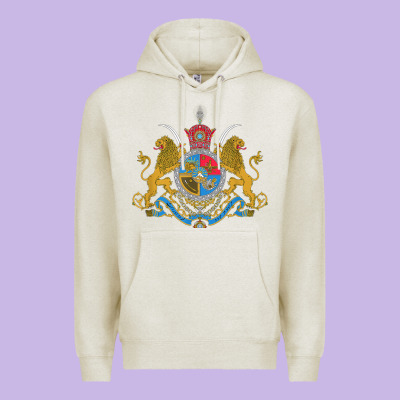 Iran Coat Of Arms Flag Souvenir Iranian Persian Premium Hoodie Designed By Pixelflow