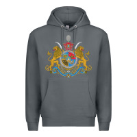 Rock Iran Coat of arms Flag souvenir Iranian Persian Premium Hoodie - PixelFlow