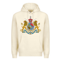 Sandshell Iran Coat of arms Flag souvenir Iranian Persian Premium Hoodie - PixelFlow